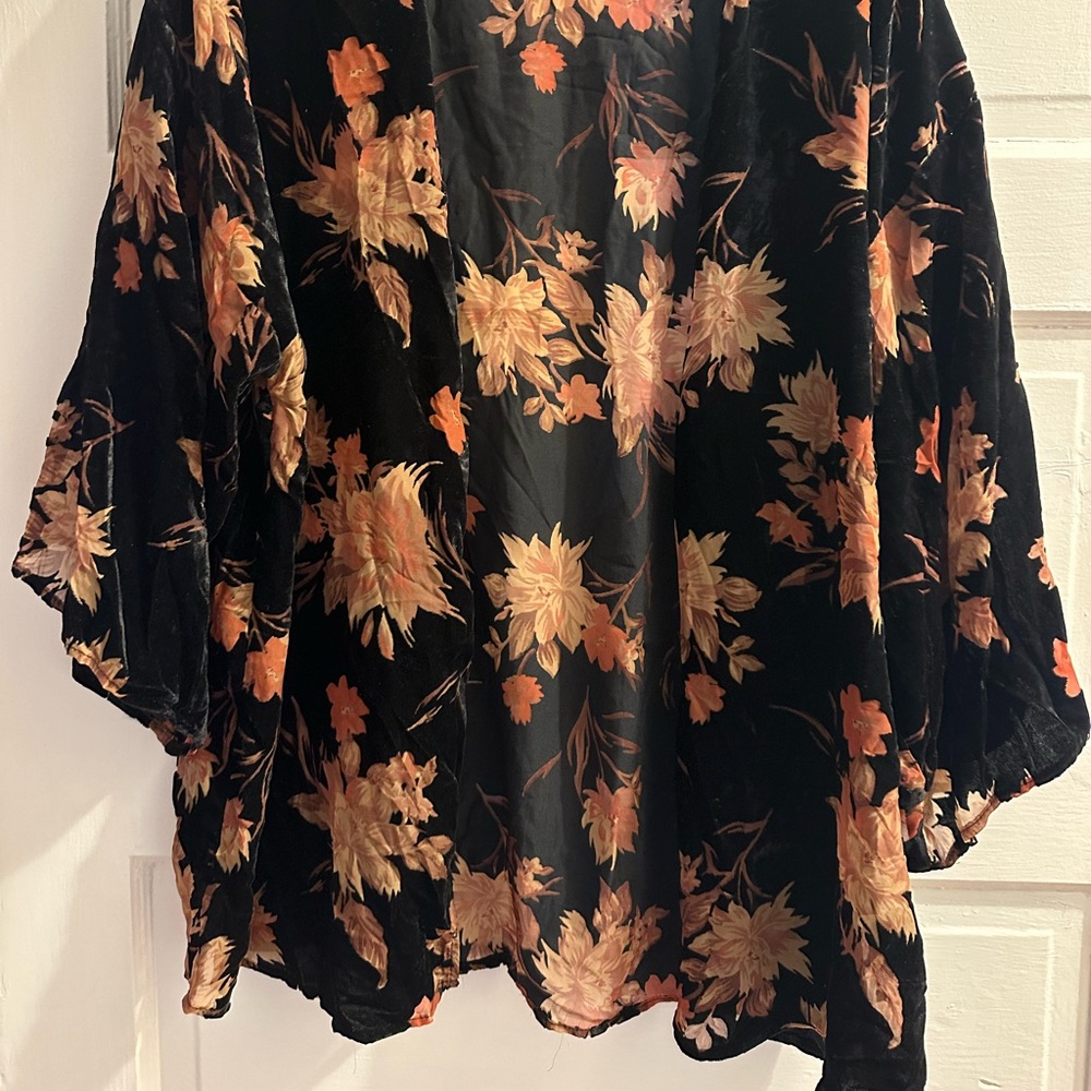 velvet kimono